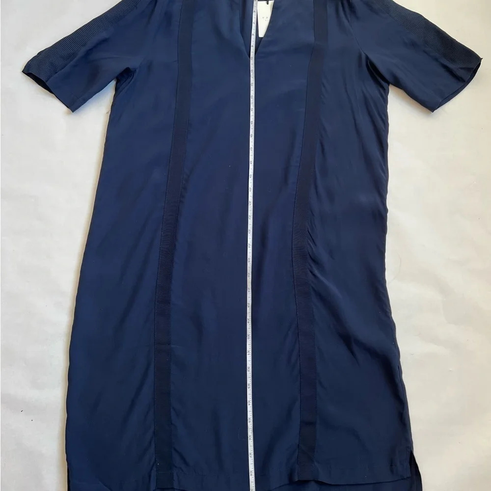 Ya Ya Womens Dark Blue short sleeve Mini dress Sporty size US 6 / S NWT - Picture 7 of 9